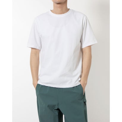 ティゴラ TIGORA メンズ 半袖Tシャツ ストレッチTシャツ SOLOTEX(R)使用 TR-9C1104TS （WHITE）