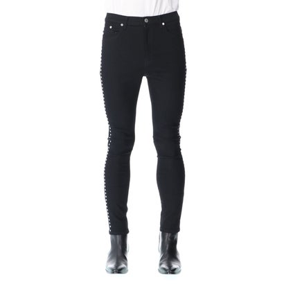 ガラアーベント GALAABEND Studs Denim Pants Black-Laser Metal (Black x Laser Metal)
