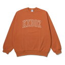 P{Y KEBOZ UC SWEAT CREW NECK iBRICK ORANGEj