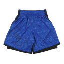 アンダーアーマー UNDER ARMOUR ジュニア ショーツ UAスタント3.0 エンボス ショーツ 1383338 (Royal / / Black)(4)