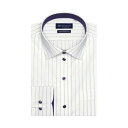 トーキョーシャツ TOKYO SHIRTS 【超形態安定】 形態安定 ワイドカラー 長袖 ワイシャツ (パープル)