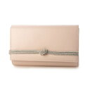 リナシメント RINASCIMENTO ビジューラインクラッチBAG (Rosa Cipria)