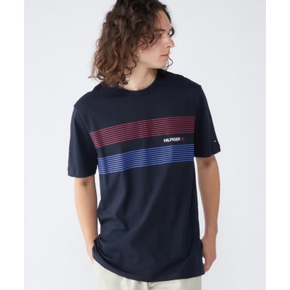 トミー ヒルフィガー TOMMY HILFIGER チェストヒルフィガー85Tシャツ （ネイビー）