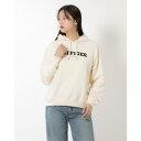 トミー ヒルフィガー TOMMY HILFIGER レギュラーモノタイプフロッキーパーカー (アイボリー)