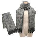 フェンディ フェンディ FENDI マフラー グレー レディース FENDI FXS729 APWA F0KZJ （GRAY）