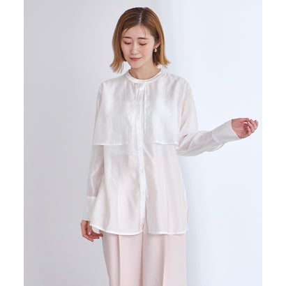 ユアーズ ur's フライヨークバンドカラーシャツ （ホワイト）