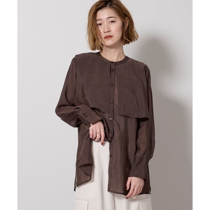 ユアーズ ur's フライヨークバンドカラーシャツ （ブルー）