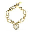 ゲス GUESS AMAMI Mop And Crystals Heart （YGWH） アクセサリー ブレスレット