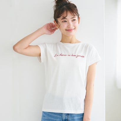 コカ coca 刺繍フレンチスリーブTシャツ （B）