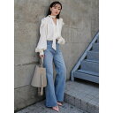 アニュアンス anuans Wide leg denim （LIGHT BLUE）