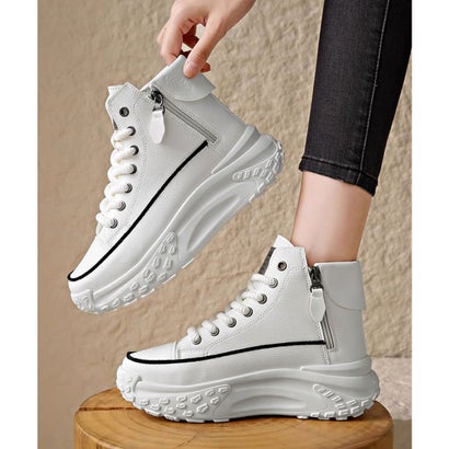 ハイカットスニーカー レディース 厚底靴のサムネイル