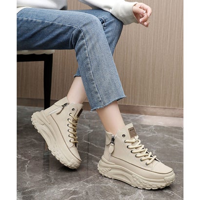 ハイカットスニーカー レディース 厚底靴のサムネイル