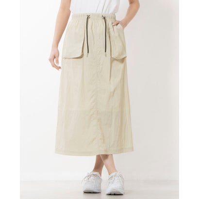 ティゴラバイビームスデザイン TIGORA by BEAMS DESIGN レディース スカート ナイロンロングスカート TR-9P2044SK （ベージュ）