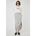 MESH LAYERED CARGO スカート L/GRY1