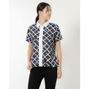 マリ クレール marie claire ハンソデ シャツ ガラ (BK)