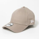 ニューエラ NEW ERA Newera キャップ 無地 プレーン サイドロゴ 野球チーム 940 ナインフォーティ 野球帽 帽子 シンプル メンズ レディース NEWERA 9FORTY PLAIN CAP （ベージュ）