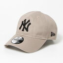 ニューエラ NEW ERA Newera キャップ 9TWENTY 野球チーム 920 ヤンキース ドジャース LA ベースボール NYY 柔らか クロスストラップ 調節可 帽子 NEWERA 9TWENTY （NYカーキブラック）