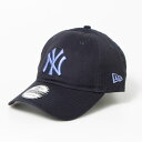 ニューエラ NEW ERA Newera キャップ 9TWENTY 野球チーム 920 ヤンキース ドジャース LA ベースボール NYY 柔らか クロスストラップ 調節可 帽子 NEWERA 9TWENTY （NYネイビーブルー）