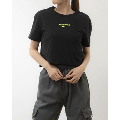 ナイキ NIKE レディース 半袖機能Tシャツ ナイキ ウィメンズ DF PRO CRP S/S Tシャツ FV4299010 （ブラック）