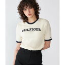 g~[ qtBK[ TOMMY HILFIGER REG MONOTYPE FLOCK C-NK SS iAC{[j