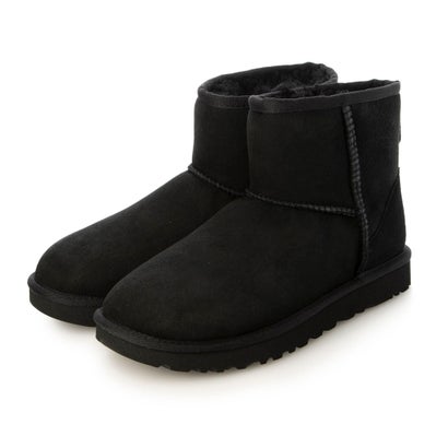 アグ UGG CLASSIC MINI II（クラシックミニ2） シープスキンムートンブーツ （ブラック）