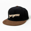 ショット Schott BICOLOR CORDUROY FLAT VISOR CAP （BLACK）