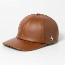 ショット Schott ONE STAR LEATHER CAP (BROWN)