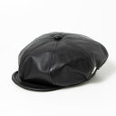 ショット Schott ONE STAR LEATHER CASQUETTE (BLACK)