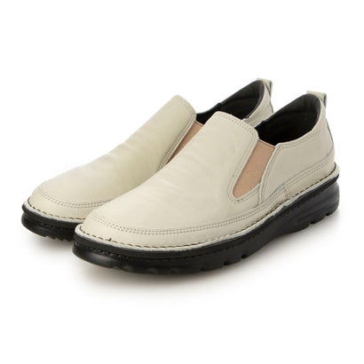 ミラスポーツ Milla sports 4E ASWソール ”空気履いている感覚” 軽量楽ちんレザースリッポン （アイボリー）