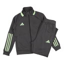 アディダス adidas ジュニア ジャージ上下セット YB SERE トラックスーツ IU1837 （Top:グレーシックス/セミグリーンスパーク）