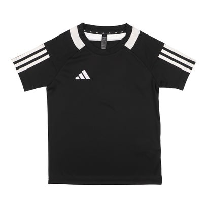 アディダス adidas ジュニア 半袖機能Tシャツ YB SERE Tシャツ IS0329 （ブラック/ホワイト）