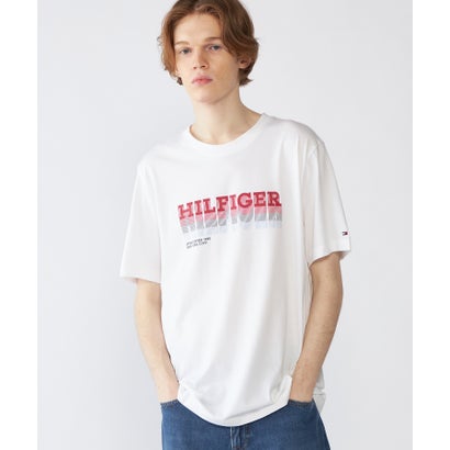 トミー ヒルフィガー TOMMY HILFIGER フェードヒルフィガーTシャツ （ホワイト）