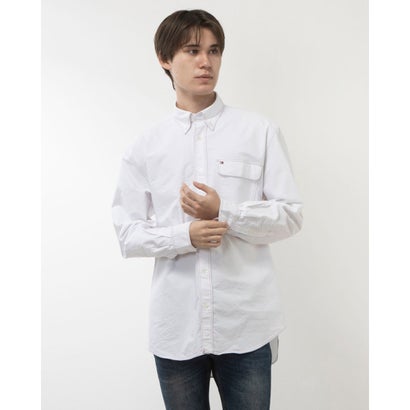 ȥߡ ҥե TOMMY HILFIGER OXFORD CONTRAST STITCH SHIRT ʥۥ磻ȡ