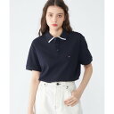 トミー ヒルフィガー TOMMY HILFIGER MONOTYPE UNDERCOLLAR REG POLO （ネイビー）