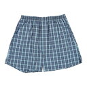 アクアスキュータム Aquascutum AQトランクス/24SーチェックDー裏打ちゴム【返品不可商品】 (ブルー)