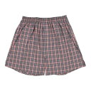 アクアスキュータム Aquascutum AQトランクス/24SーチェックDー裏打ちゴム【返品不可商品】 (レッド)