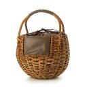 カシェリエ CACHELLIE C7409 ARRG LETHR 1HNDL TOTE (グレージュ)