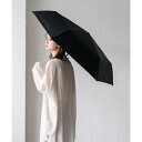 ヴィータフェリーチェ VitaFelice 晴雨兼用折りたたみ傘(親骨60cm/トート型傘袋) (BLACK)