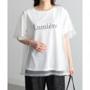 ラナン RANAN チュールロゴTシャツ （ホワイト）