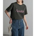 ラナン RANAN フロッキープリントロゴT (チャコール(AMI)