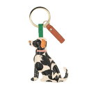 LCK[hi[ Caroline Gardner Mono Bloom Lab Dog Keyring iubNj