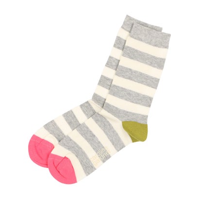 キャロラインガードナー Caroline Gardner Spots Socks GREY Stripes （グレー）