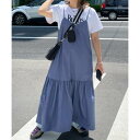 アルシーヴ archives TN Marmaid Tiered Camisole One-Piece/ (BLU)