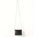 チーク Cheek リップポーチミニショルダーBAG (BLK)