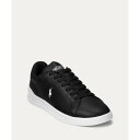 ポロ ラルフ ローレン POLO RALPH LAUREN HRT CT II-SNEAKERS-HIGH TOP LACE LEATHER （BLACK）