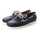 | t [ POLO RALPH LAUREN MERTON BOAT-CASUAL SHOE-BOAT TUMBLED LEATHER iNAVY-410j