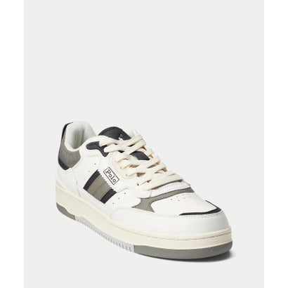 ポロ ラルフ ローレン POLO RALPH LAUREN MASTERS SPRT-SNEAKERS-LOW TOP LACE LEATHER （WHITE）