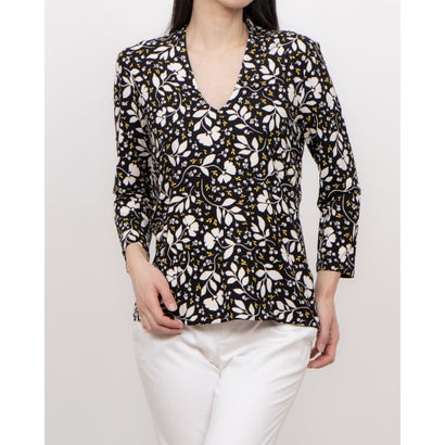ホブズ HOBBS AIMEE PRINTED TOP (BLACK MULTI)