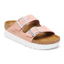 ビルケンシュトック BIRKENSTOCK Arizona PAP Flex Platform 【ナロー幅】 WOMEN (ソフトピンク)