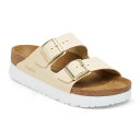 ビルケンシュトック BIRKENSTOCK Arizona PAP Flex Platform 【ナロー幅】 WOMEN (エクリュ)